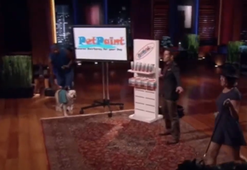 A screenshot of the TV show Shark Tank