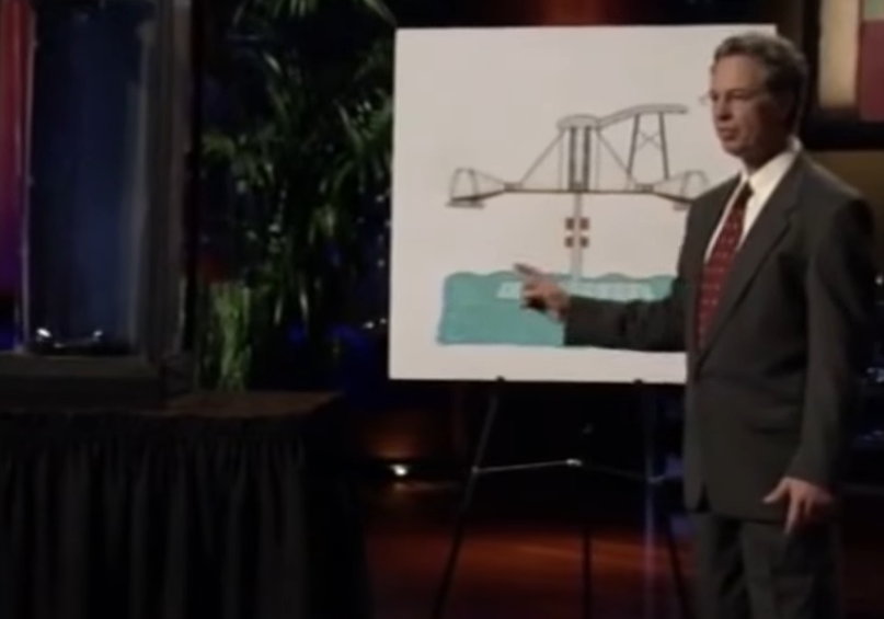 A screenshot of the TV show Shark Tank