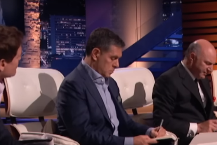 A screenshot of the TV show Shark Tank