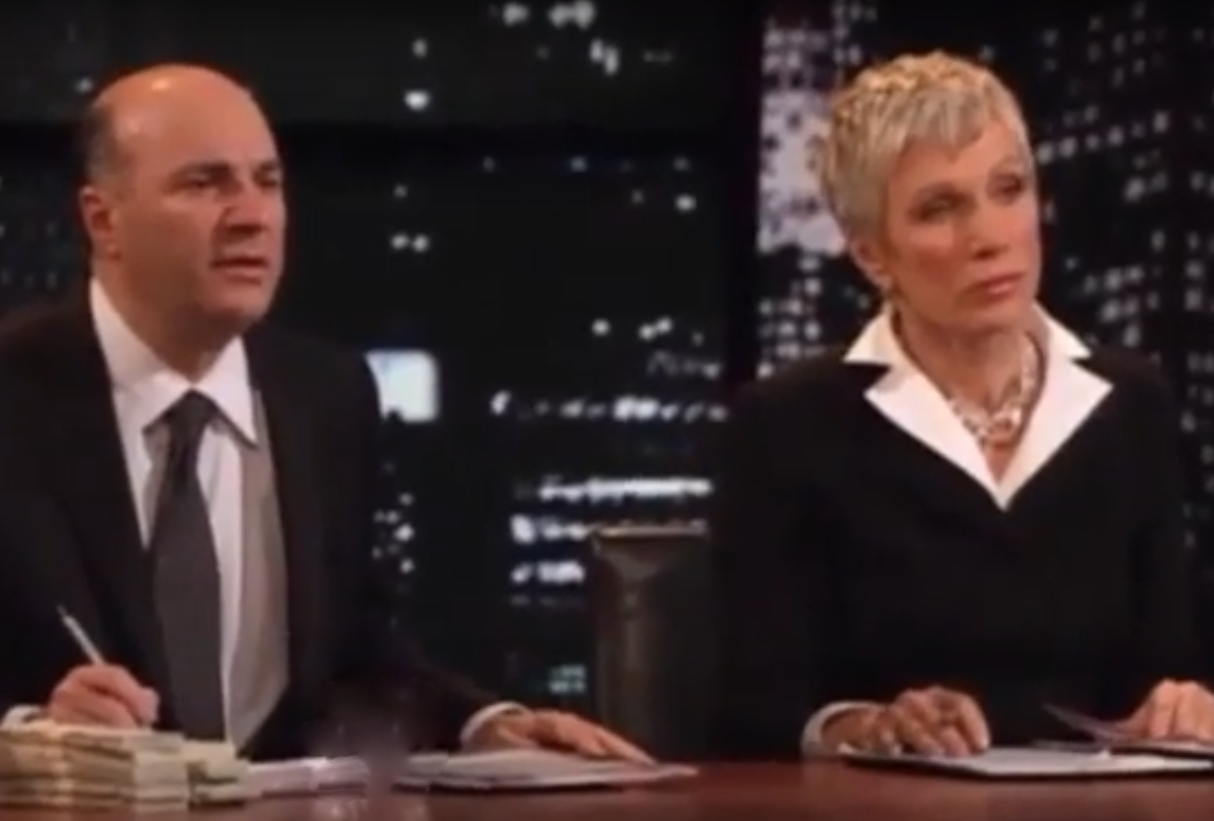 A screenshot of the TV show Shark Tank