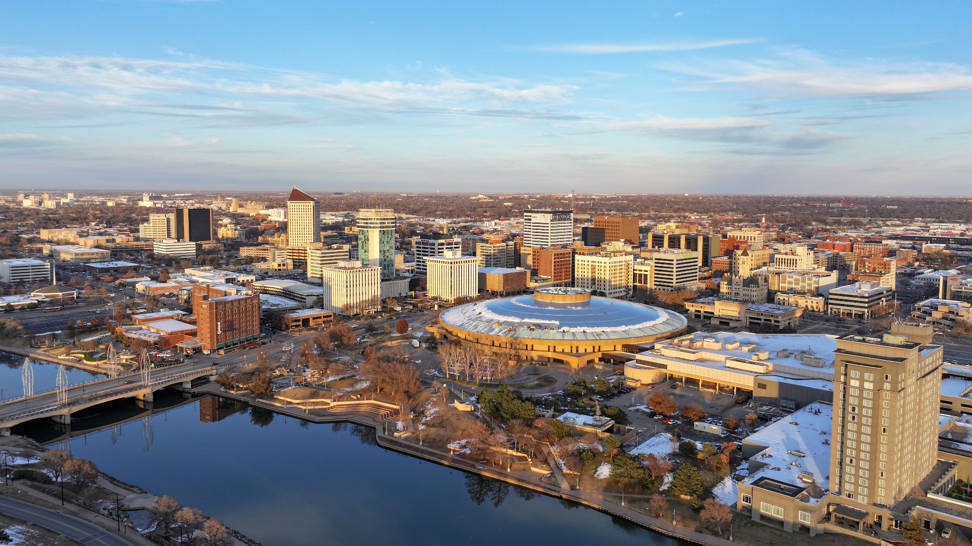 File:Wichita, Kansas skyline aerial view.jpg
