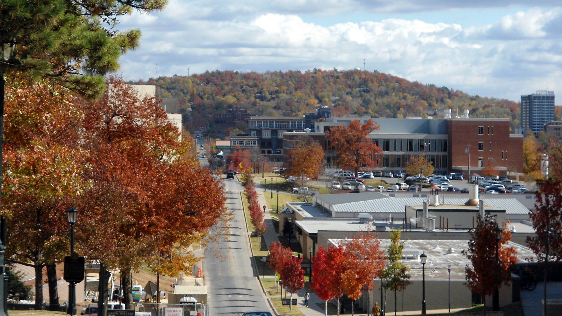 File:Mount Sequoyah and Fayetteville from University of Arkansas.jpg