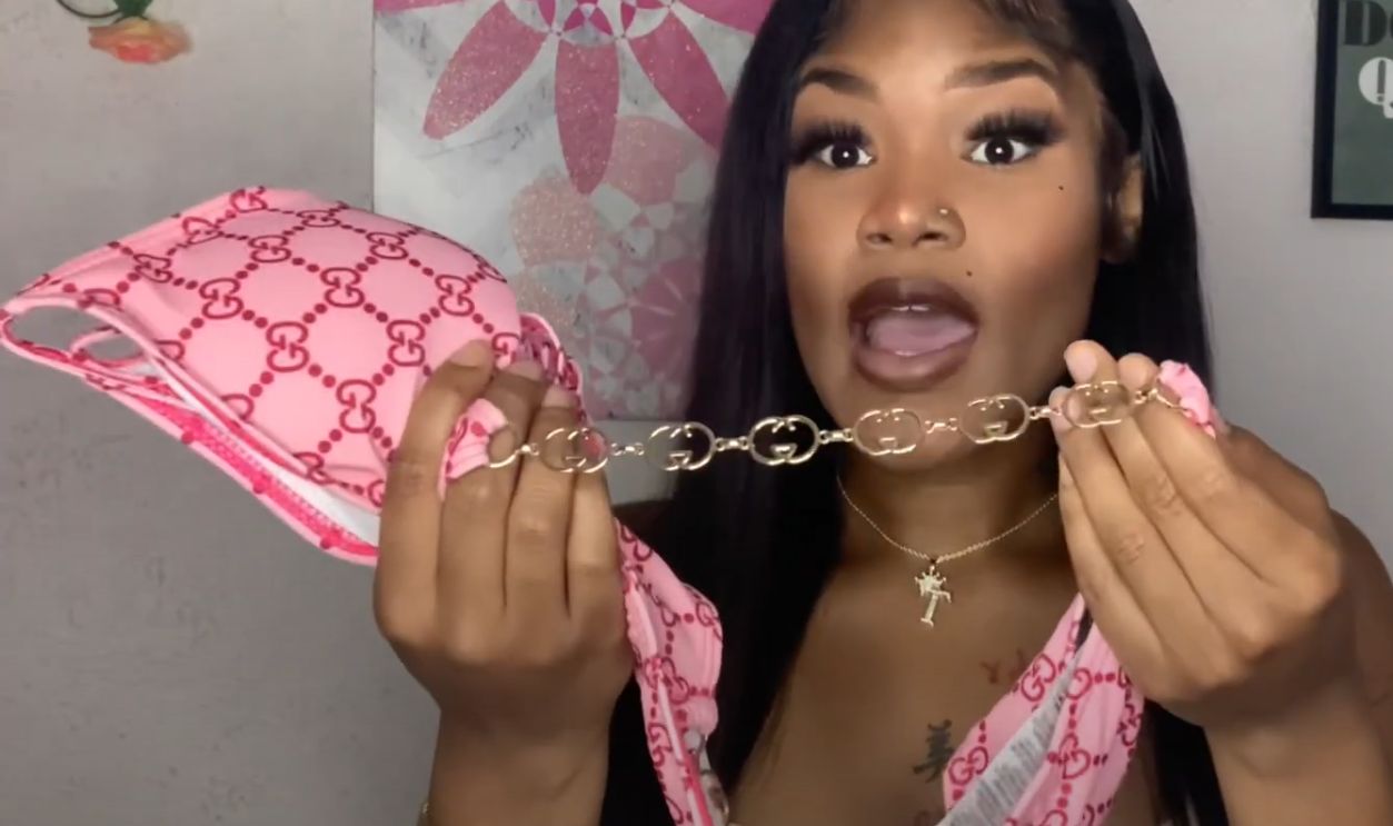 Gucci Swimsuit, Slides & Palm Angel T-shirt unboxing | Ft Tidelocker