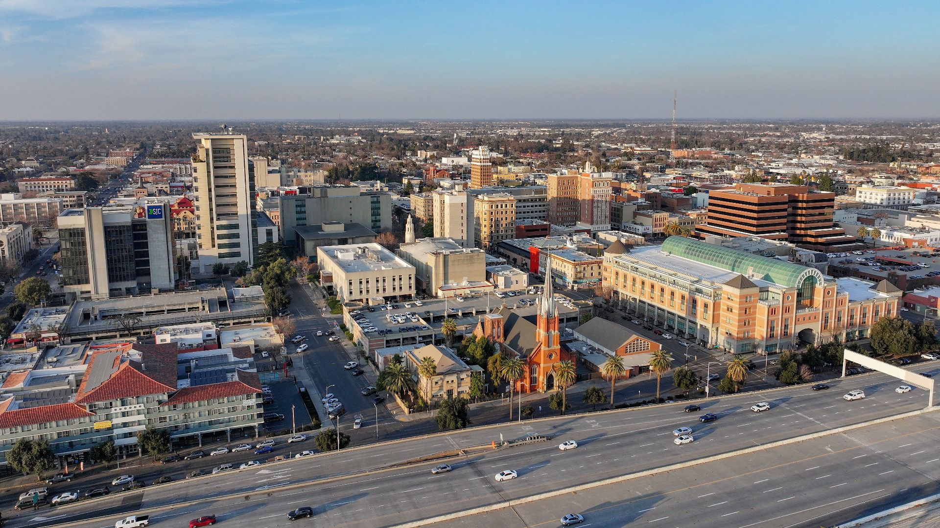File:Aerial view of Stockton, California skyline.jpg