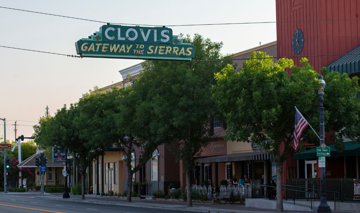 Old Town Clovis is seen on July 17, 2018 in Clovis, California.