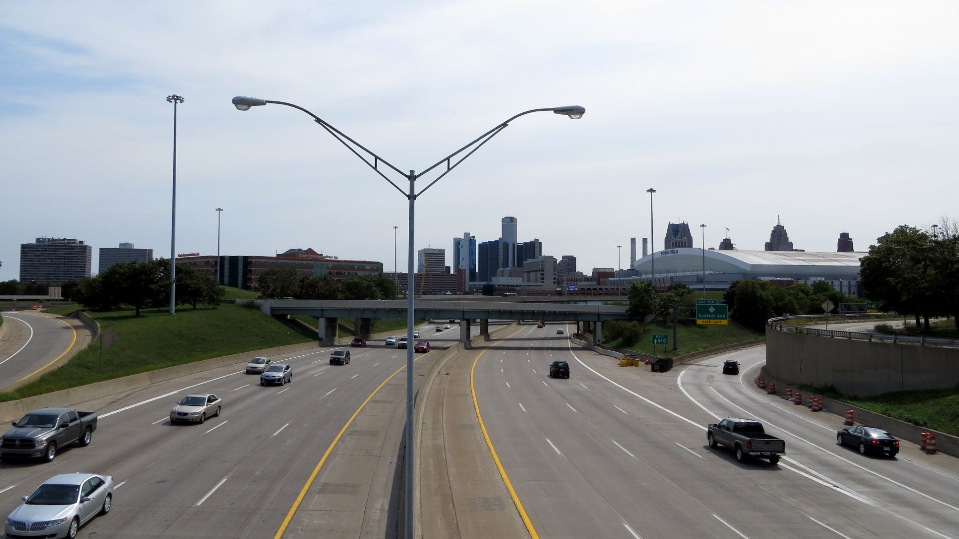 File:I-75 Chrysler Freeway looking south.jpg