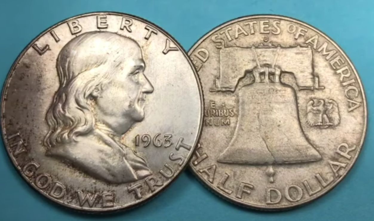 1963 Ben Franklin Half Dollar (Full Bell Lines)