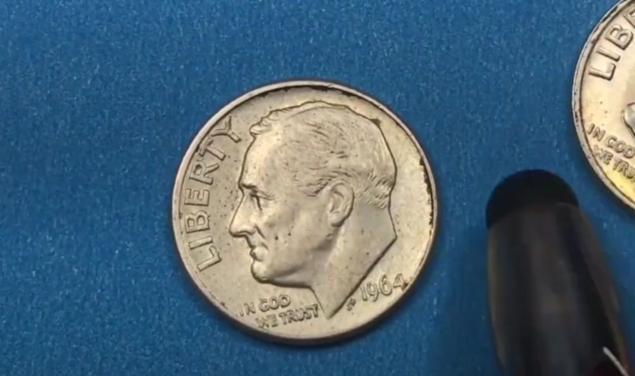 1964 Silver Roosevelt Dime (1)