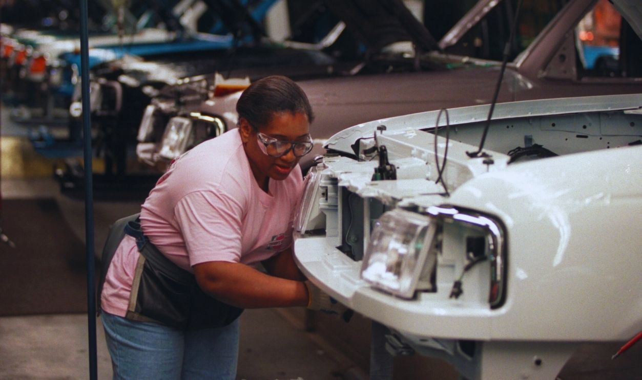 Gettyimages - 1153508114, Liternia Dotson an assembly line employee at Ford, has enrolled in college working on BA from Metro State University. The class will be taught at the Ford plant in St. Paul Liternia Dotson an assembly line employee at Ford, has enrolled in college working on BA from Metro State University. The class will be taught at the Ford plant in St. Paul.