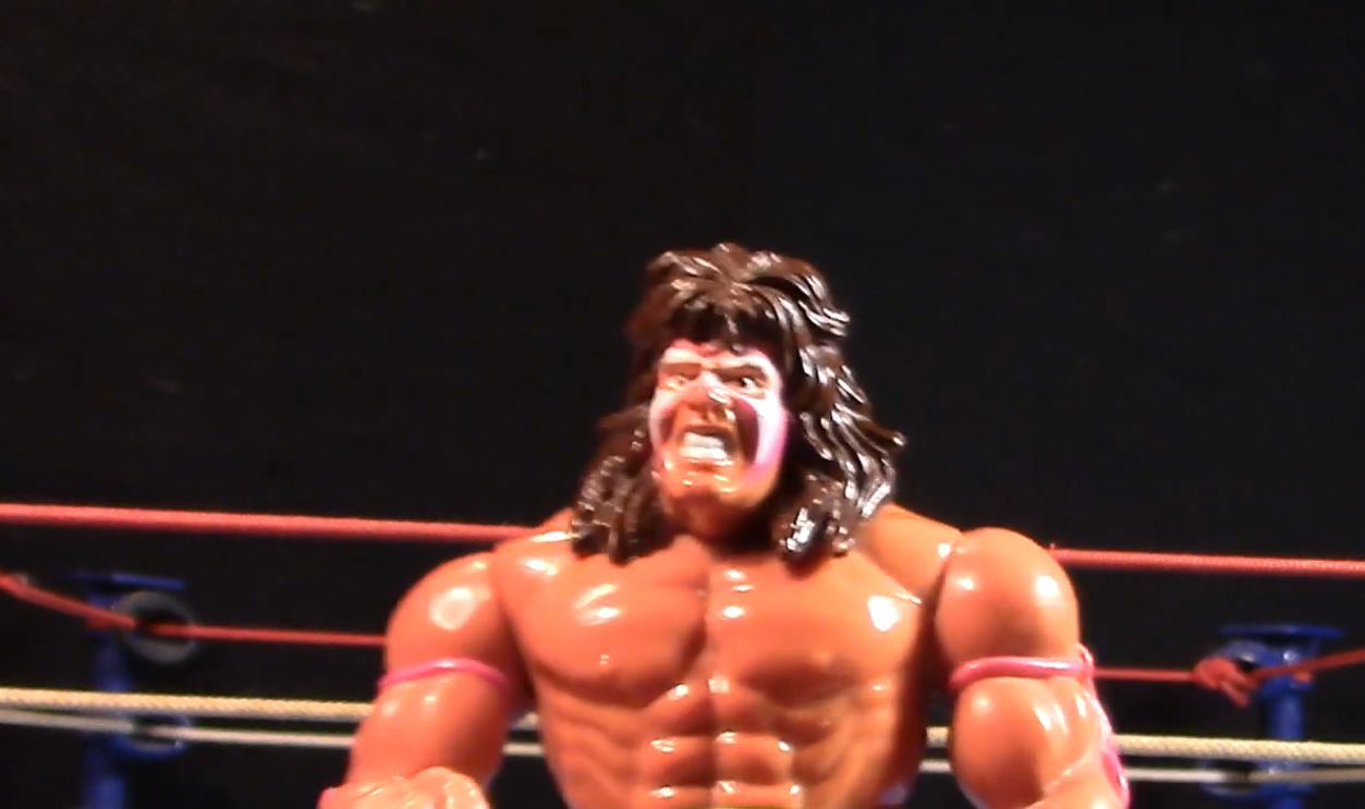 1990 WWF Hasbro Ultimate Warrior (Purple Trunks)