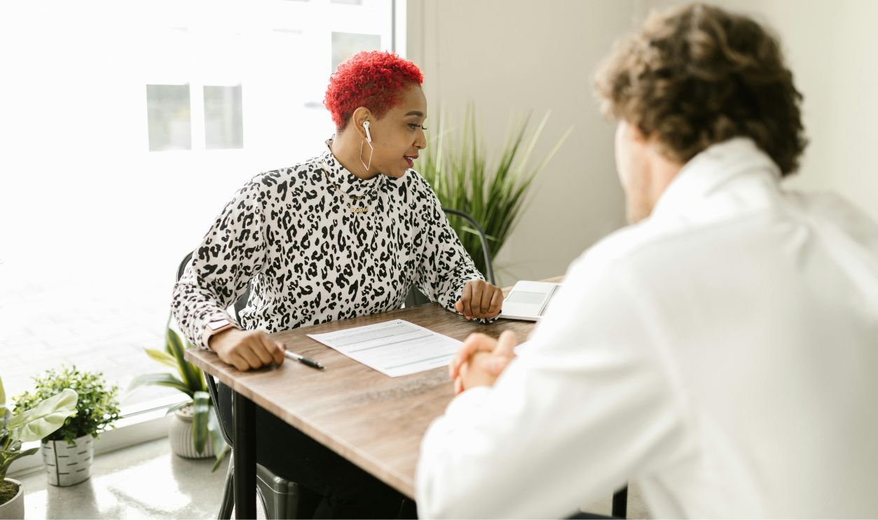 Meeting between two people