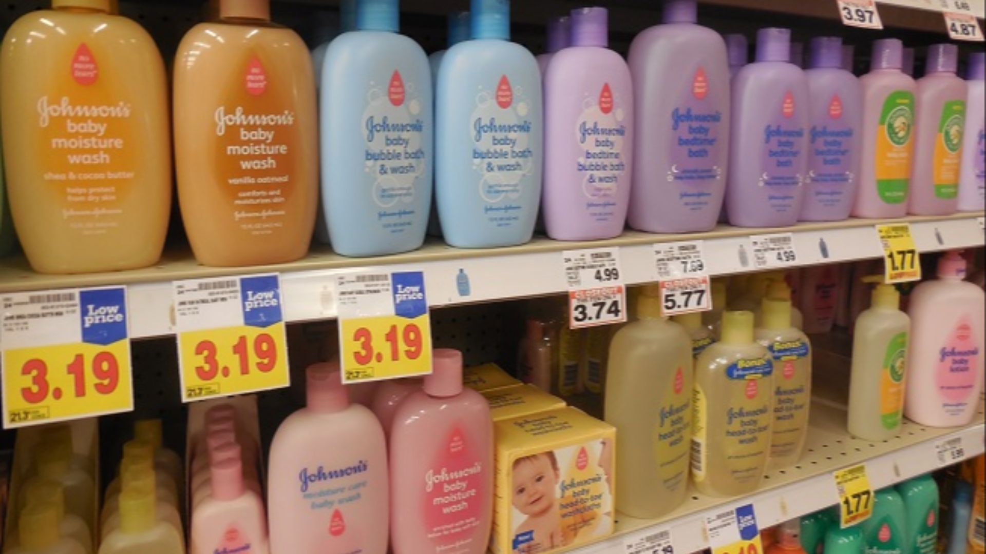 File:Johnson's Baby Product Shelves at Kroger.JPG