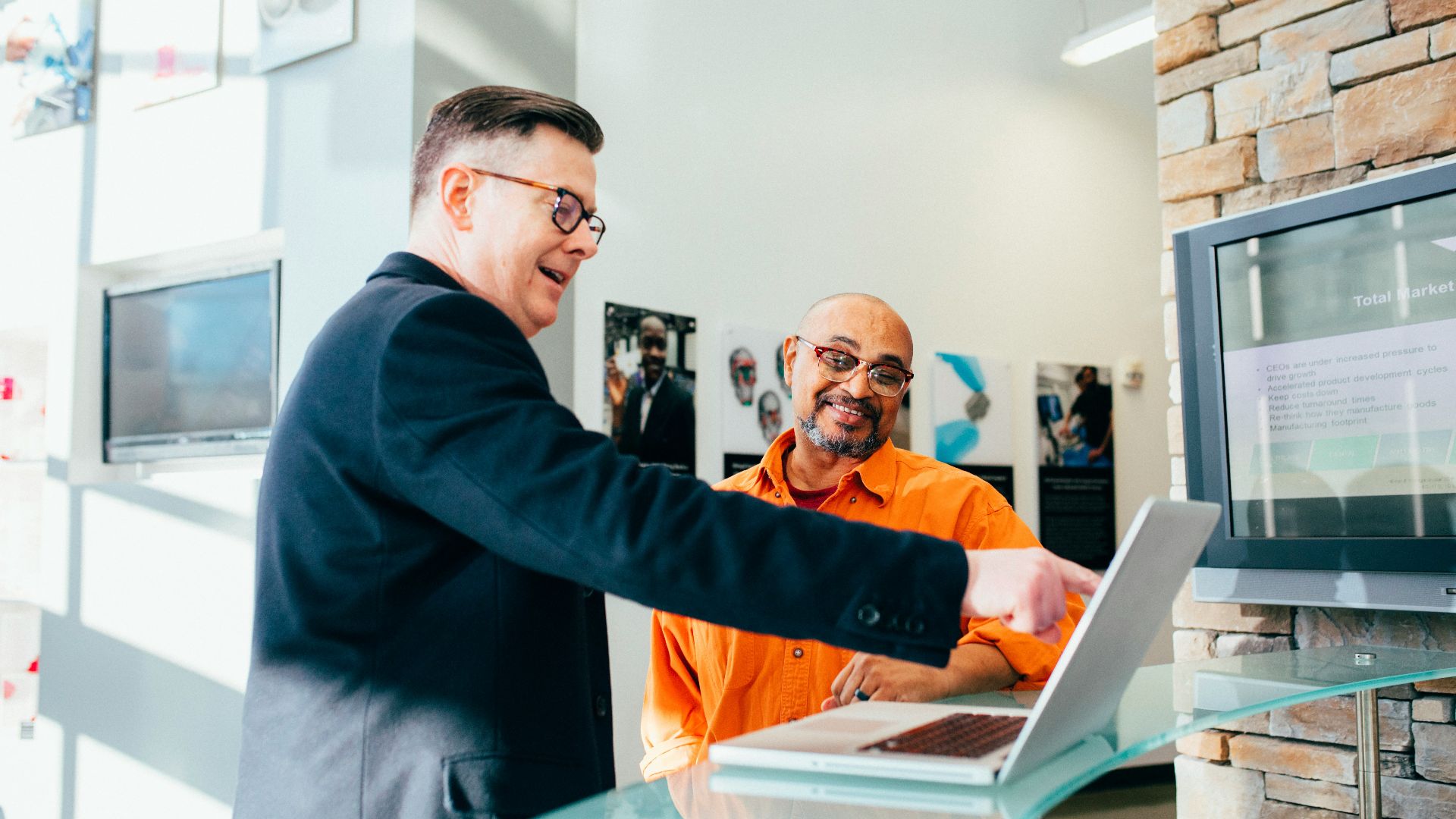 unknown person using laptop