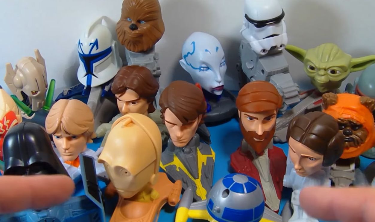 Star Wars Clone Wars Happy Meal Toys