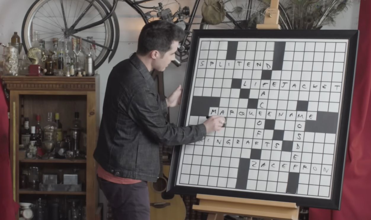 David Constructing a Crossword Puzzle