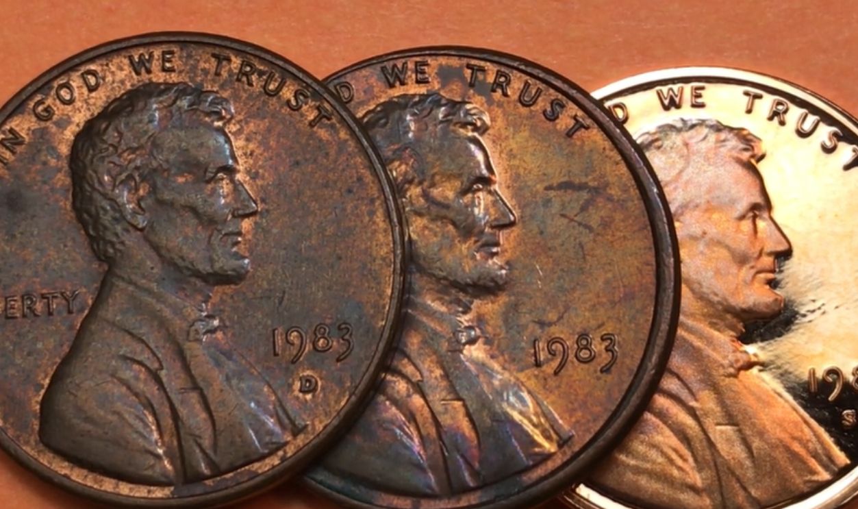 1983 Double Die Reverse Penny (USA)