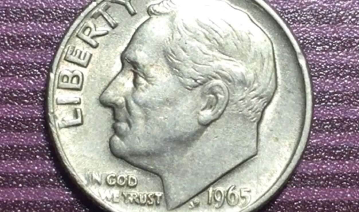 1965 Silver Roosevelt Dime (USA)