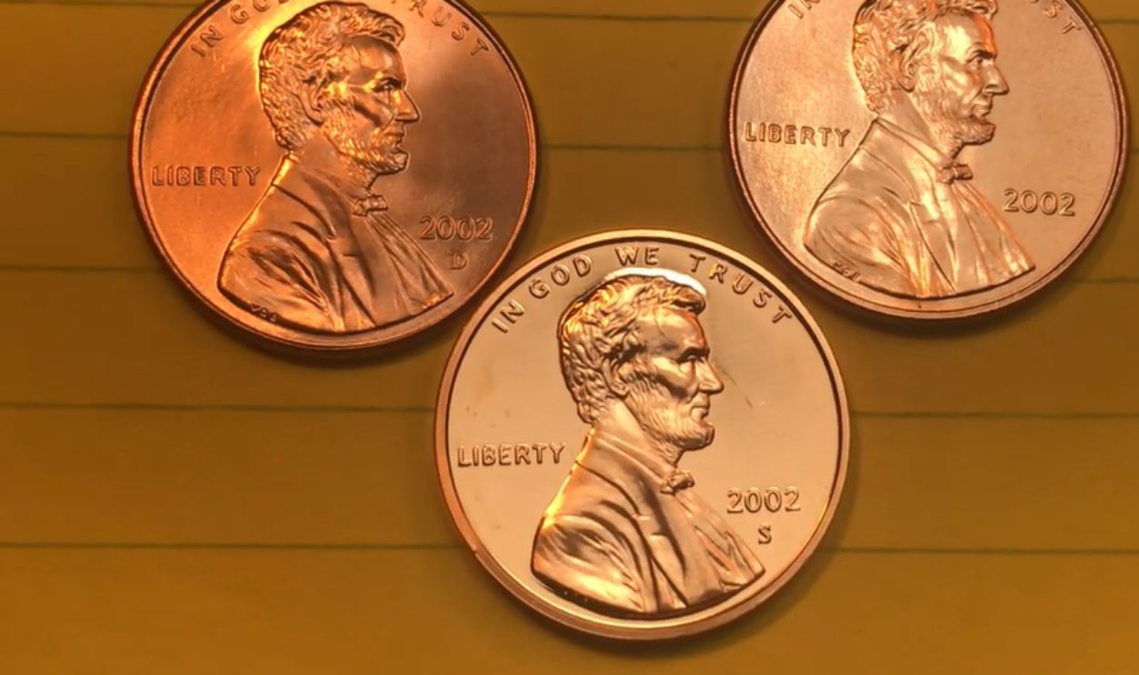 2002 No “In God We Trust” Pledge Penny (USA)