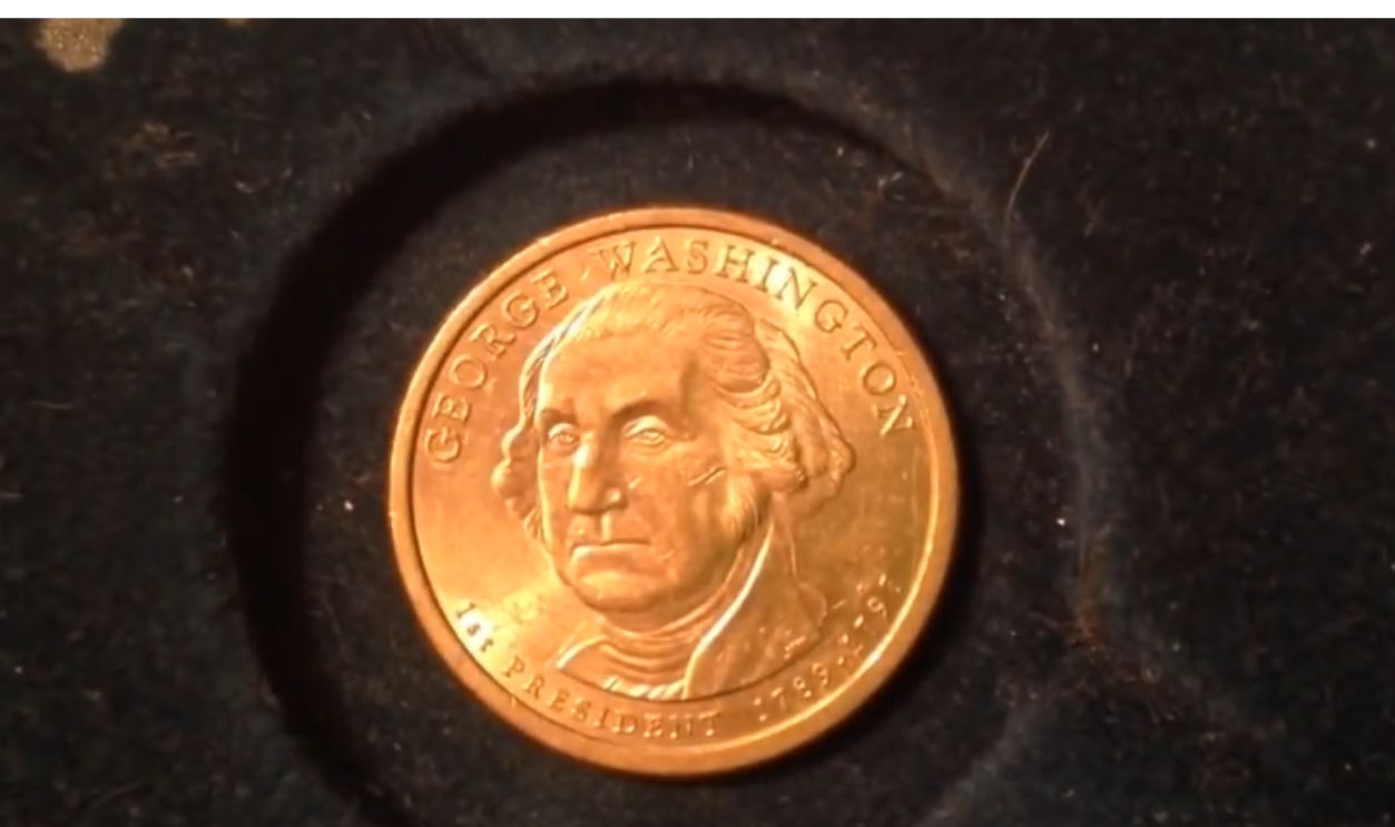 2007 Presidential Dollar with Missing Edge Lettering (USA)