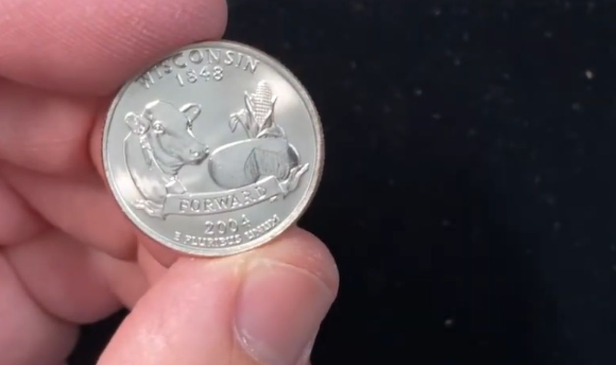 2004 Wisconsin Extra Leaf Quarter (USA)