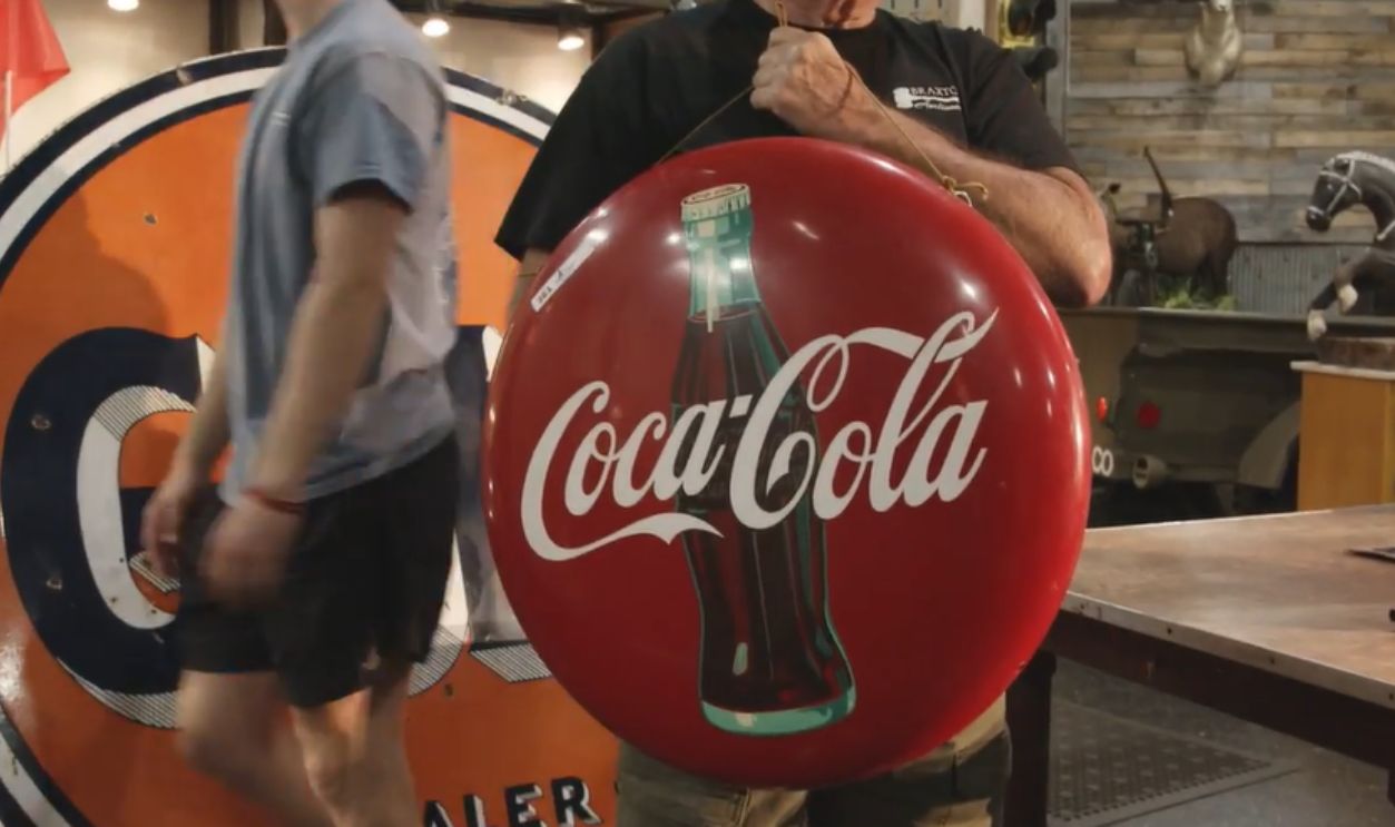 Coca-Cola Button Signs