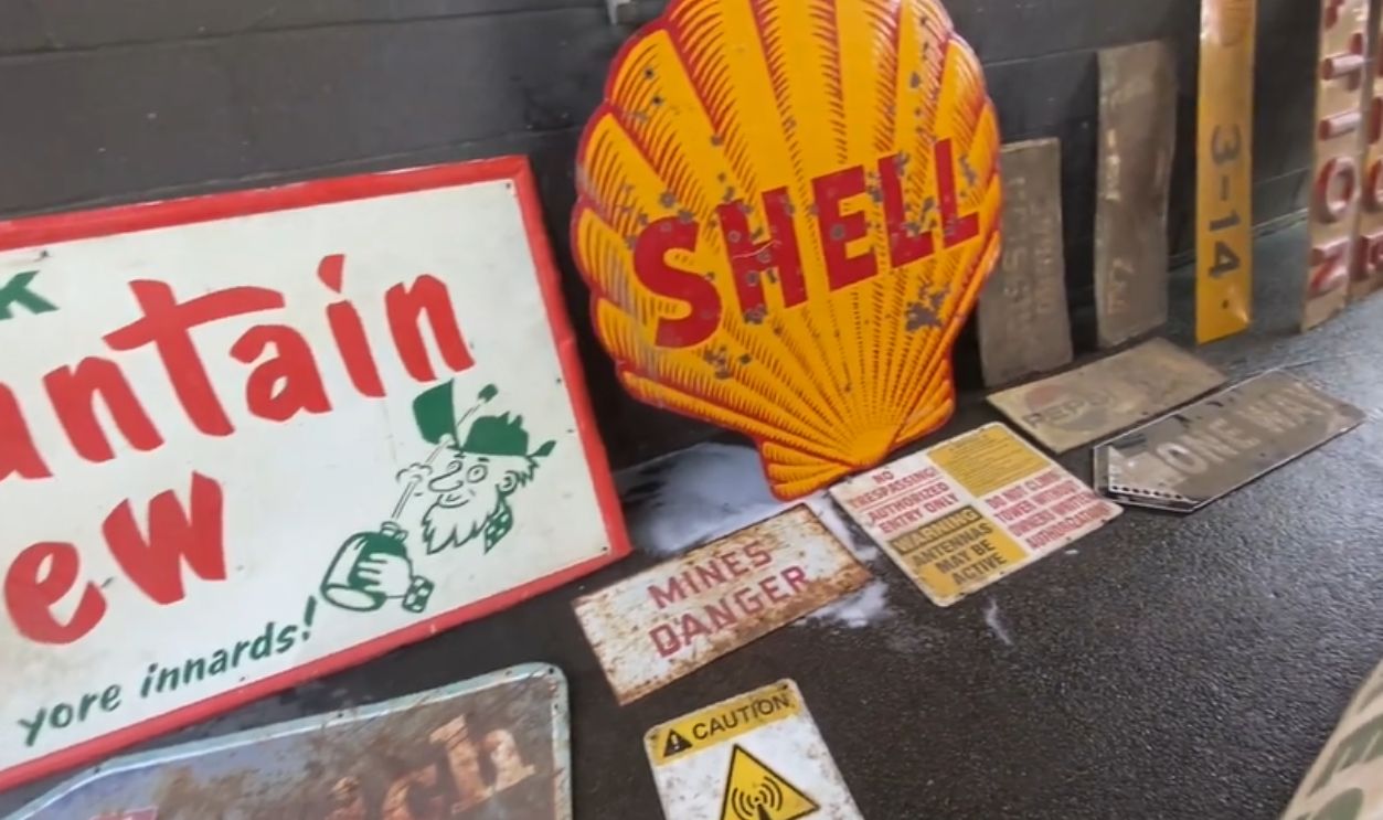 Shell Gasoline Signs