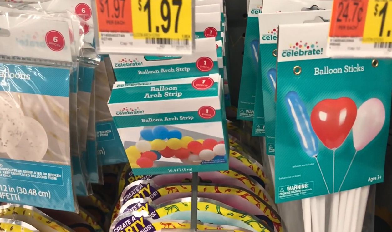 Walmart's Party Supplies