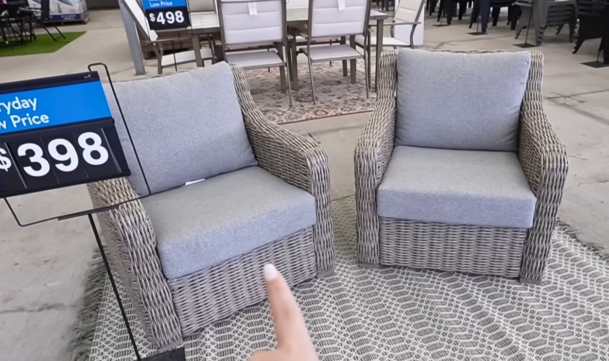 Walmart furniture selection