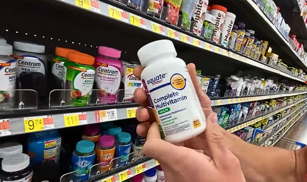 Walmart’s Equate vitamins