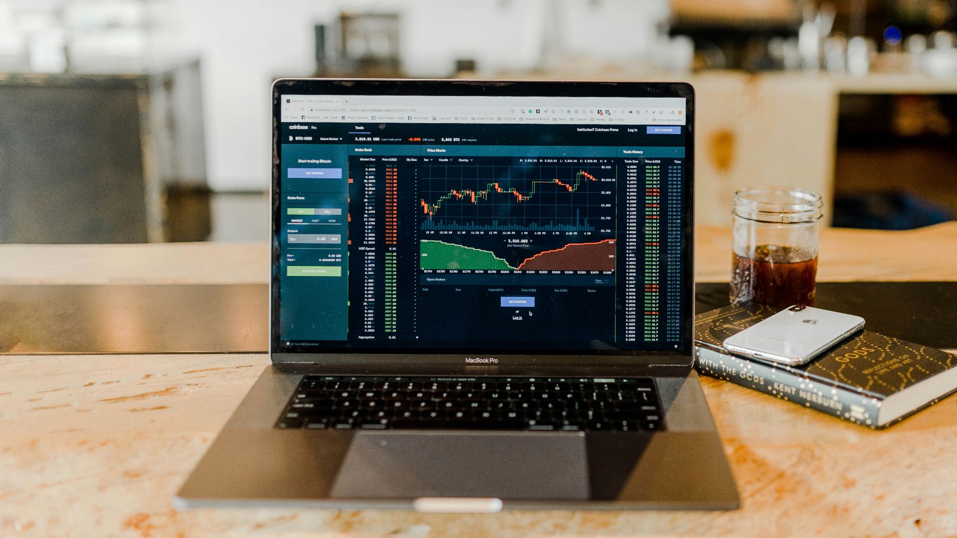 turned-on MacBook Pro