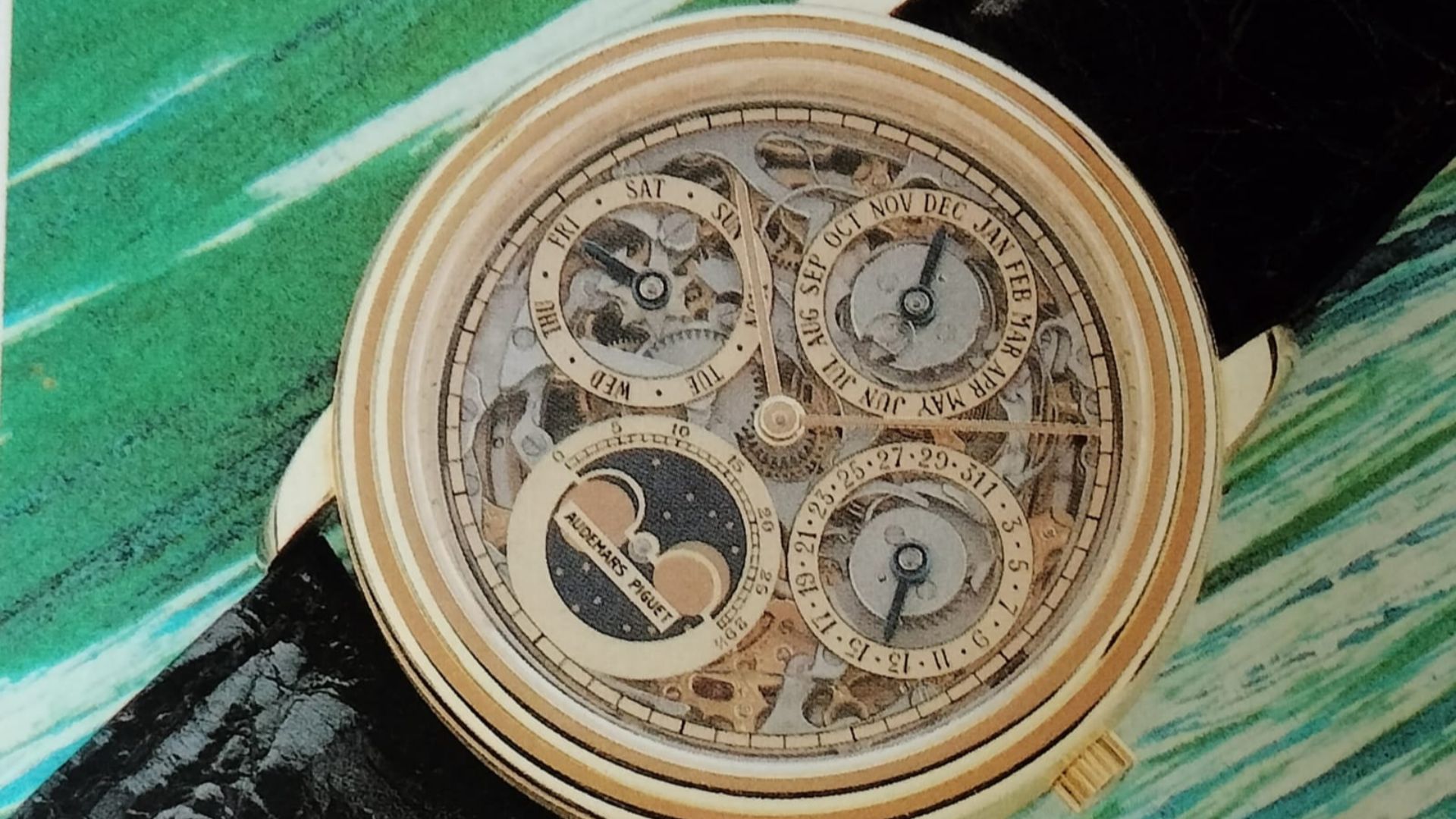 File:Uno dei modelli di punta di Audemars Piguet dei primi anni '90- un modello scheletrato con calendario perpetuo.jpg