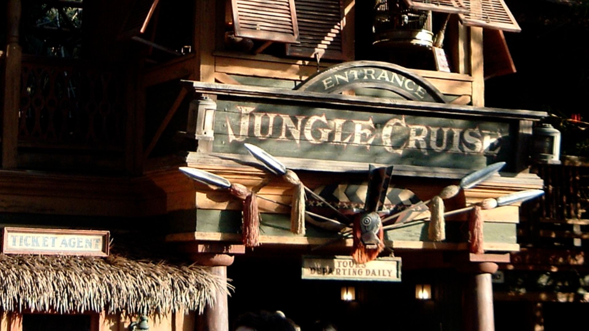 File:Jungle Cruise Entrance Sunset.JPG
