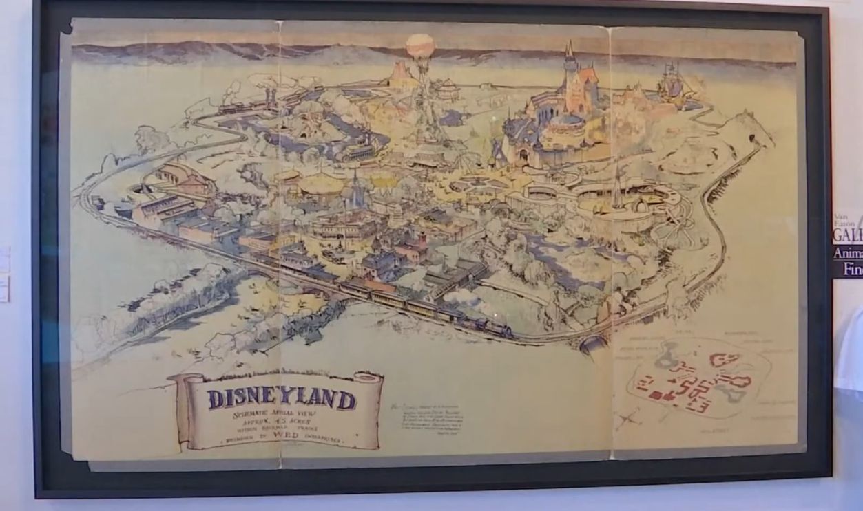 Original Disneyland Park Map 