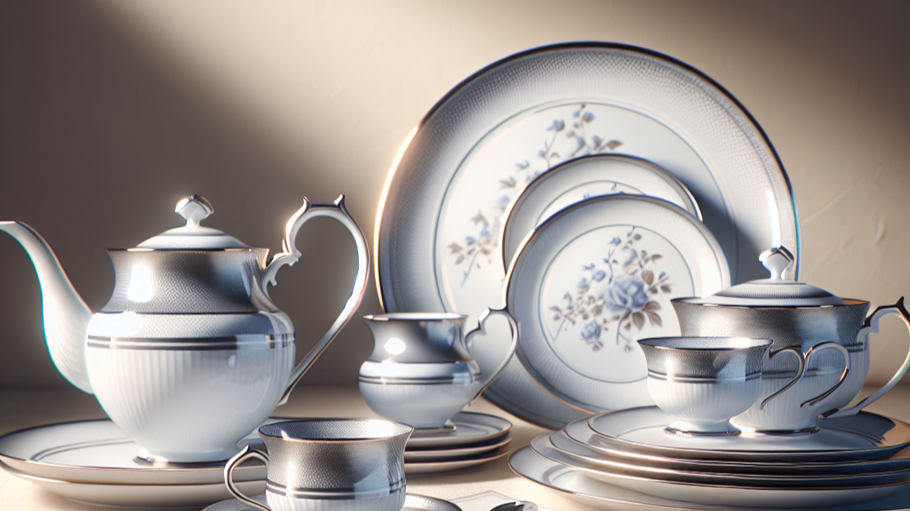 Set of plates and bowls