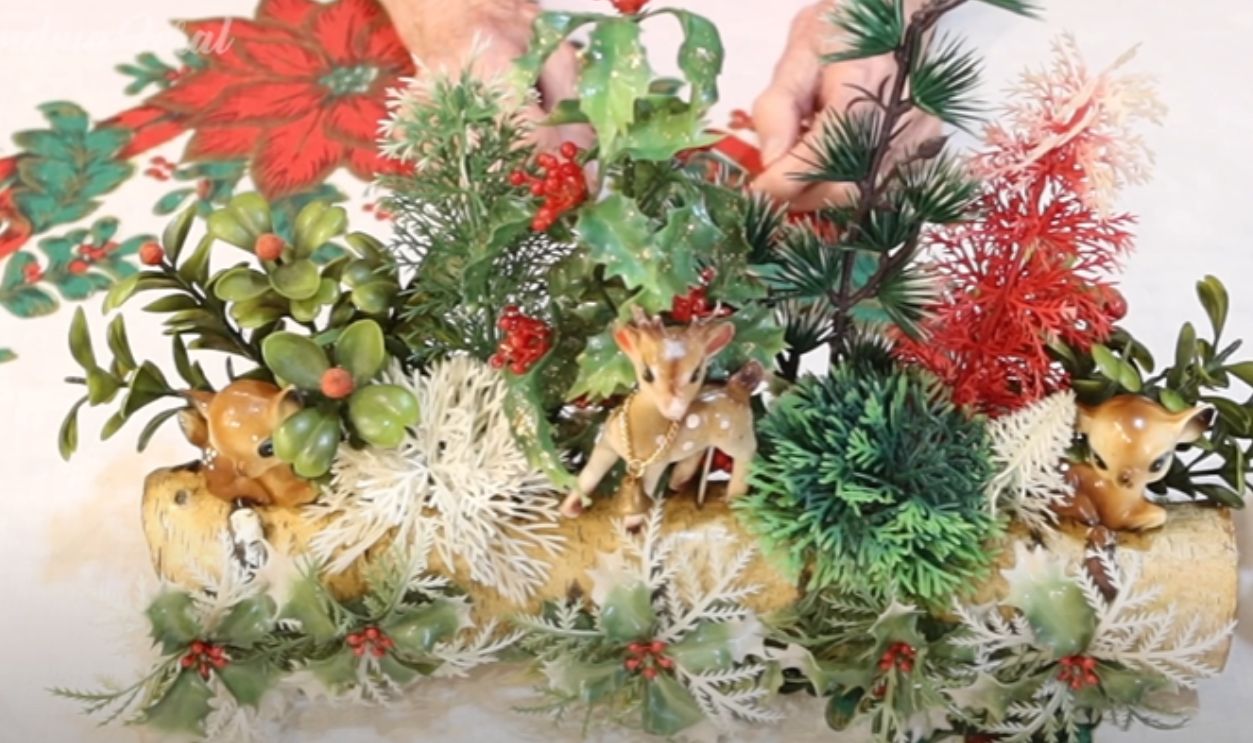 Vintage Plastic Reindeer Lawn Decor