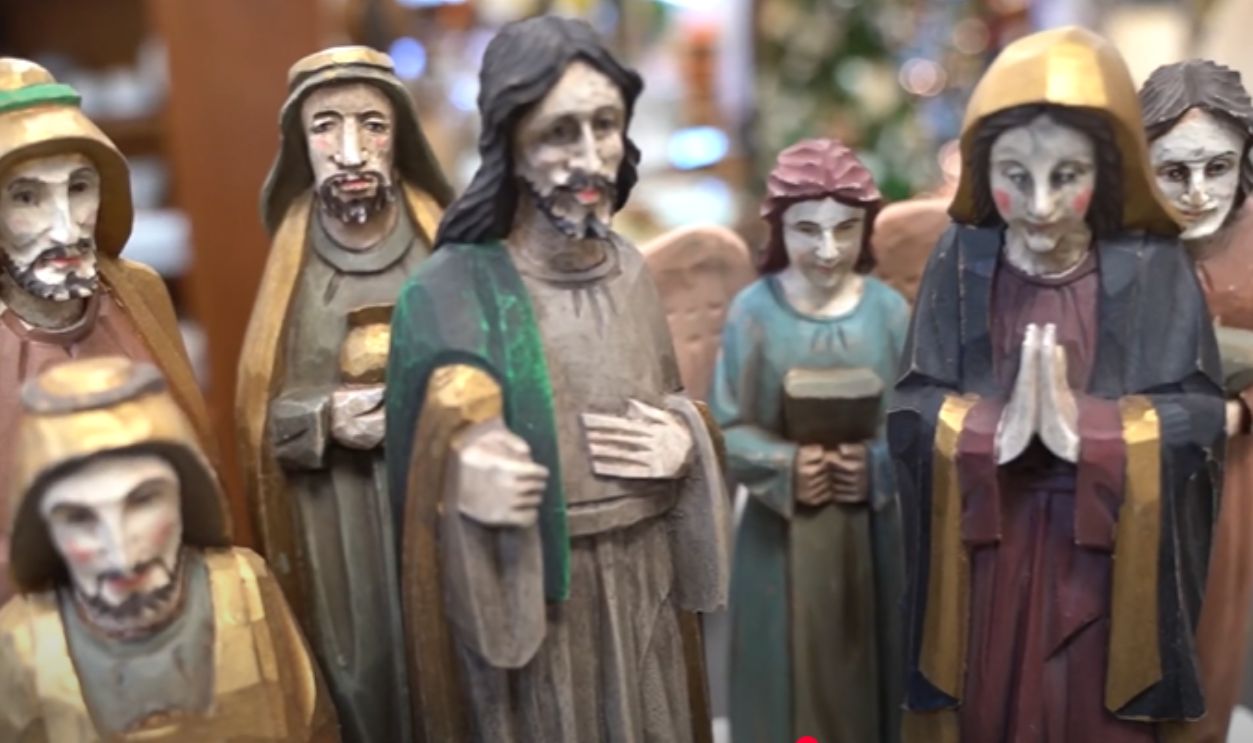 Hand-Carved Antique Nativity Sets