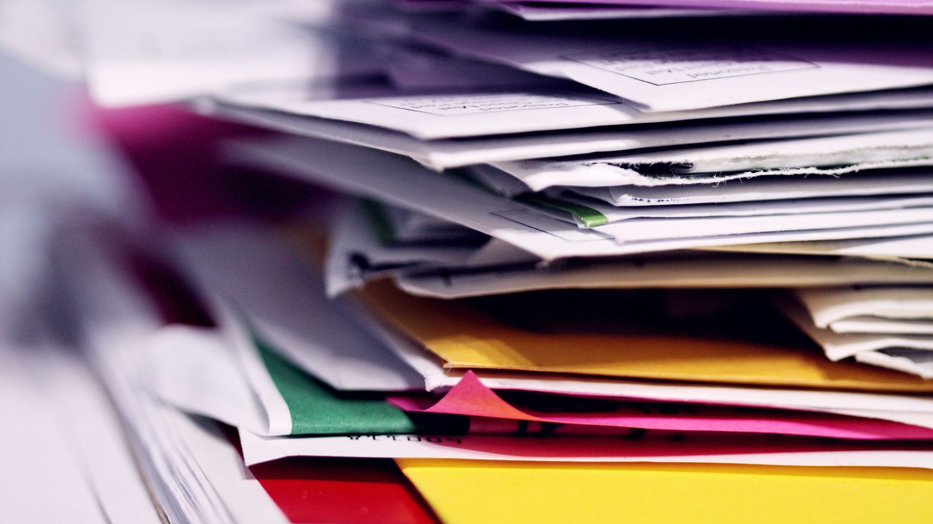 pile of printing papers