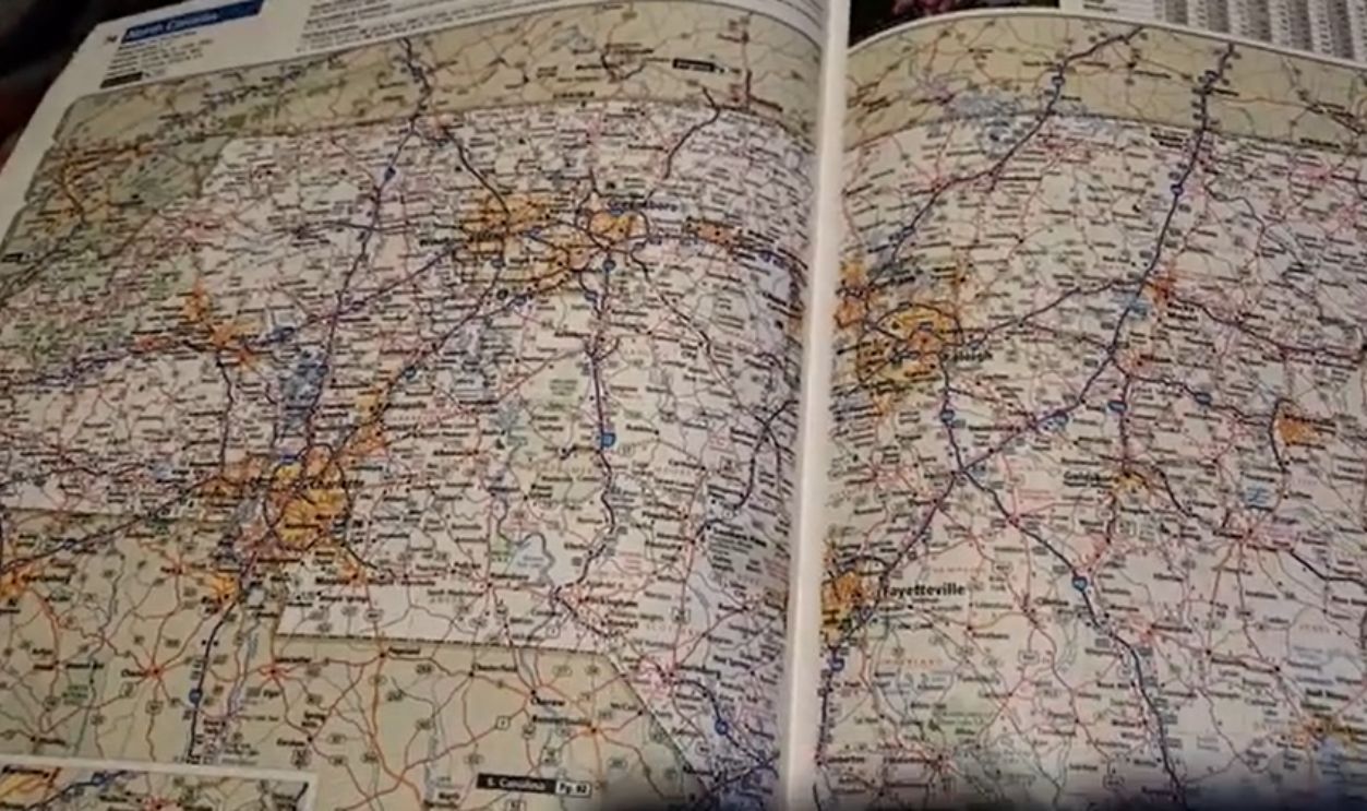 Rand McNally Road Map (1953)