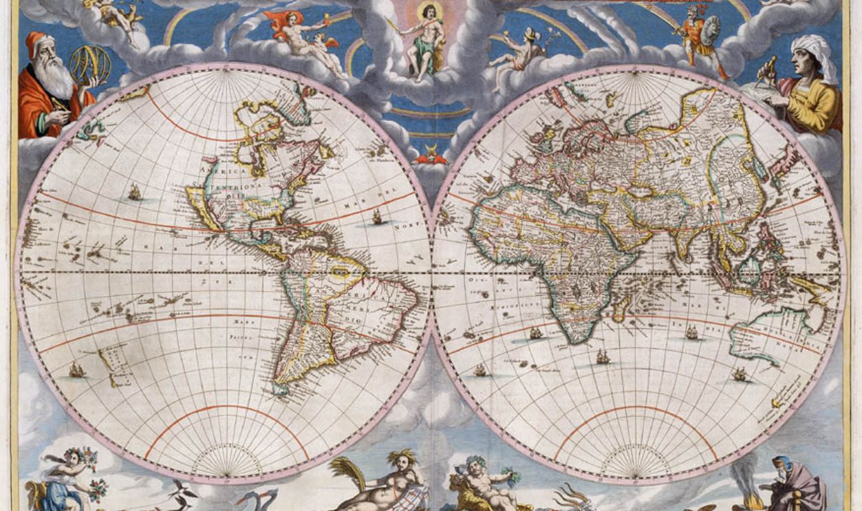 Blaeu’s Map of the World (17th Century Reproduction)