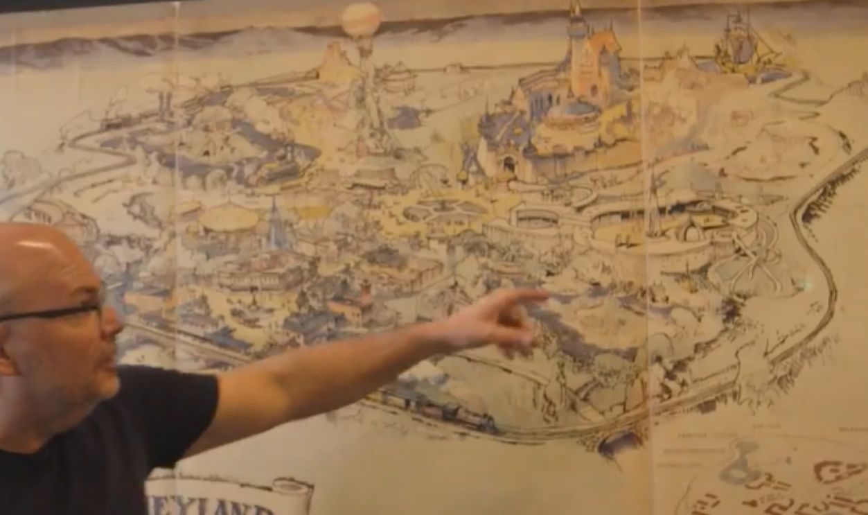 Map of Disneyland (Opening Year - 1955)