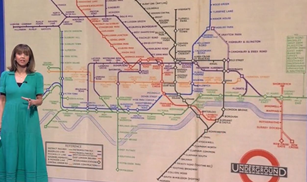 London Underground Map by Harry Beck (1933 Original or Early Print)