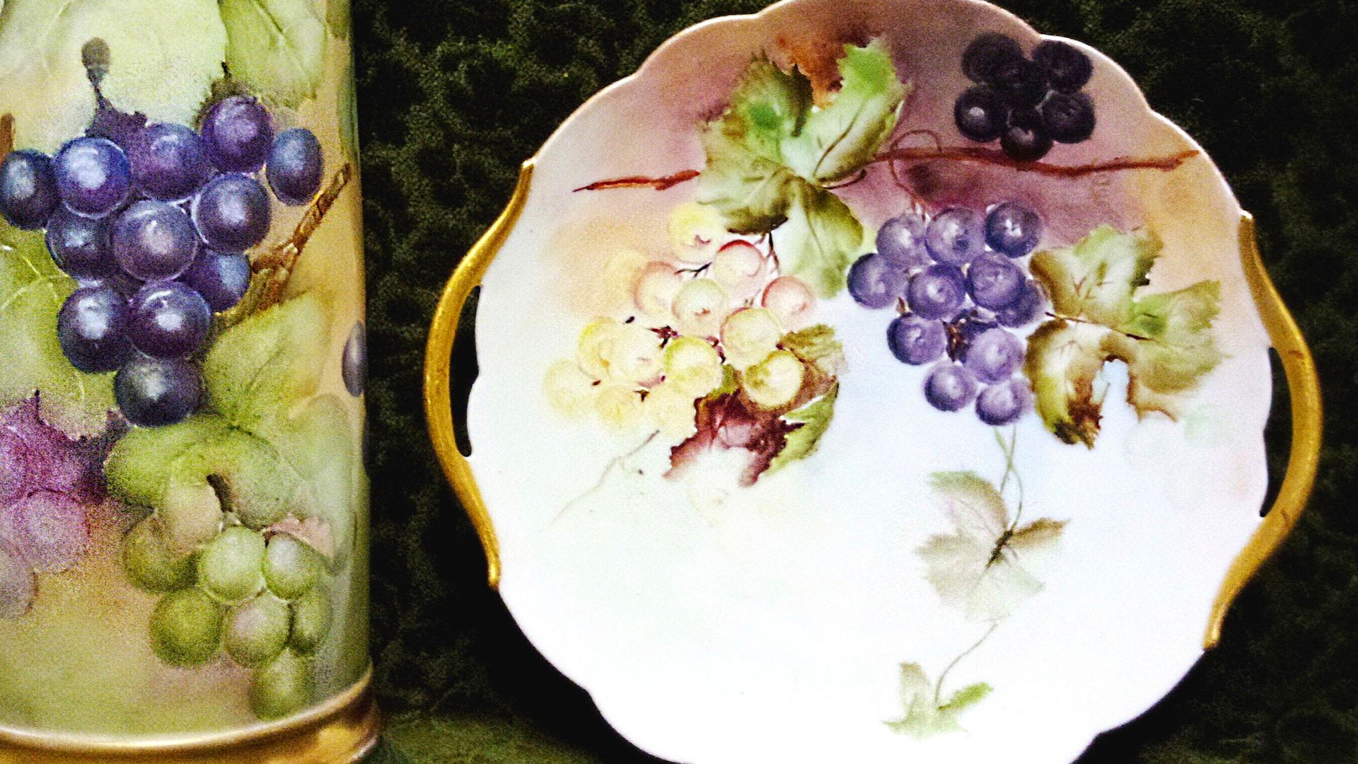 File:Antique Limoges Hand Painted Tankard Pitcher by Jean Pouyat and Tray by Tresseman & Vogt.jpg