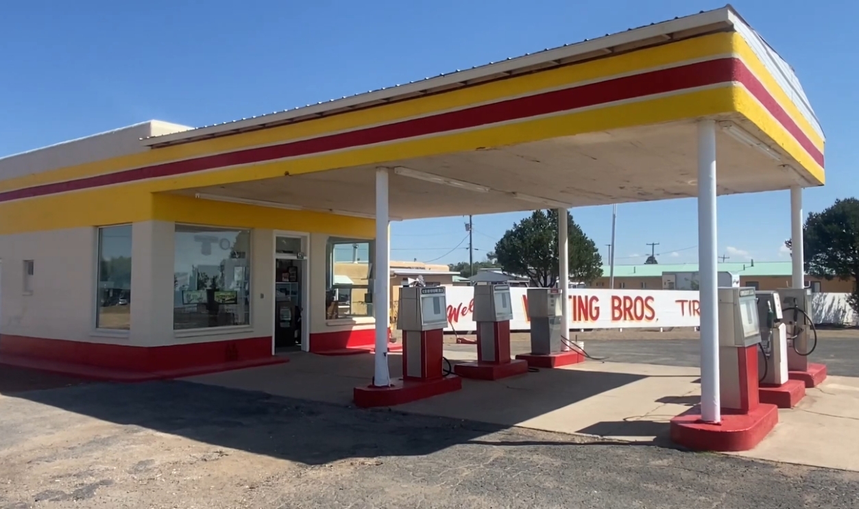 Route 66 Gas Station Matchbook