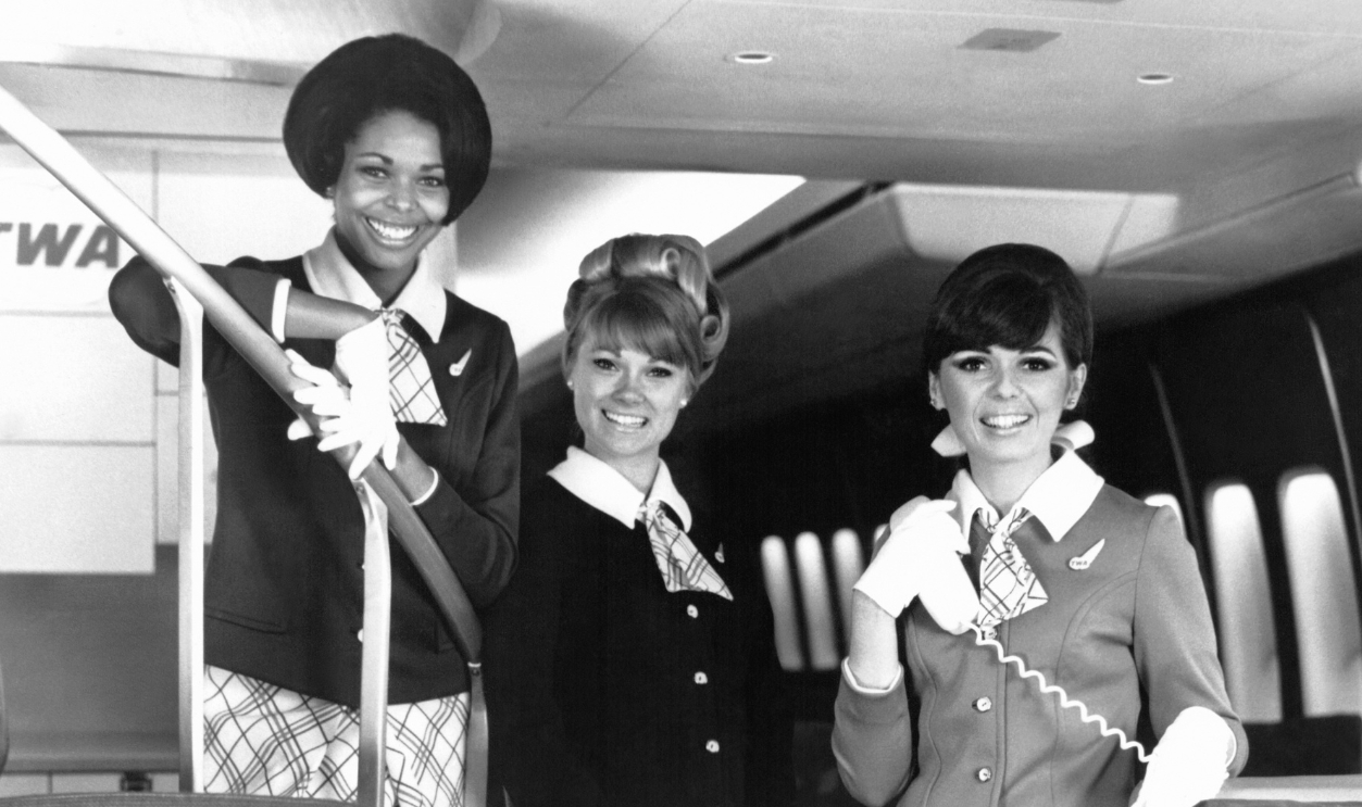 TWA Flight Attendant Summer Uniform