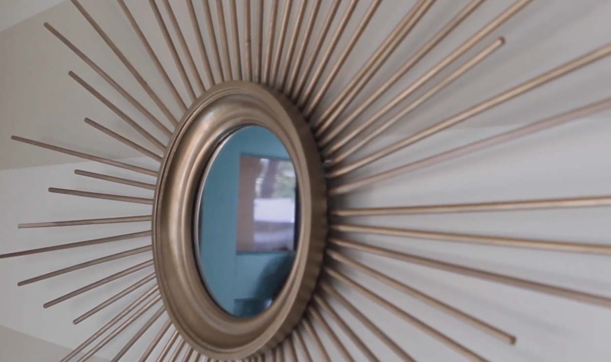 Mid-Century Italian Sunburst Mirror