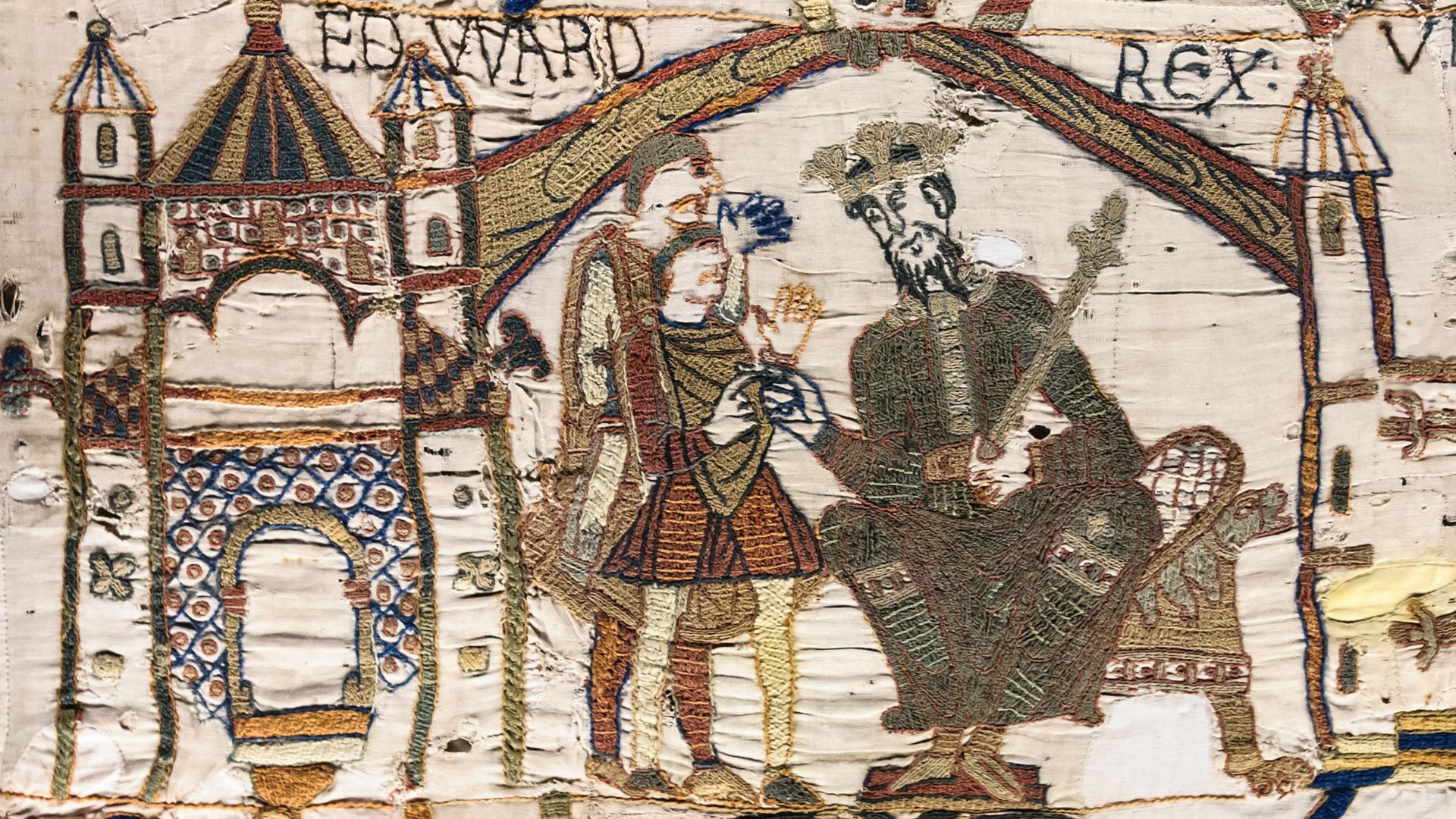 File:Bayeux Tapestry scene1 Edward.jpg