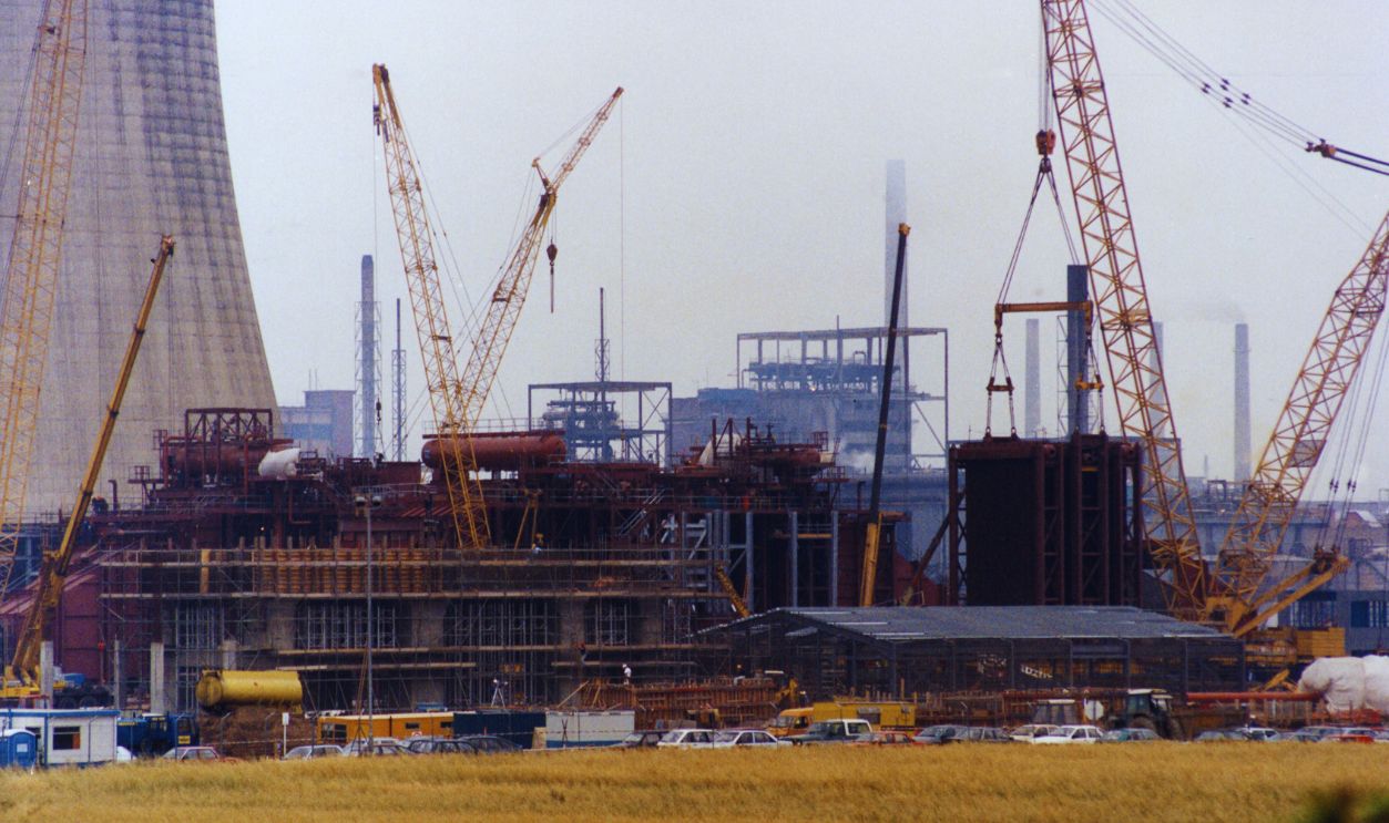Gettyimages - 928622920, Teesside Power Station Power Station being built at Wilton, 31st July 1991.