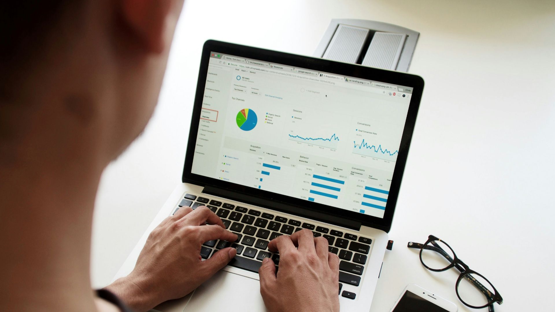 person using MacBook Pro