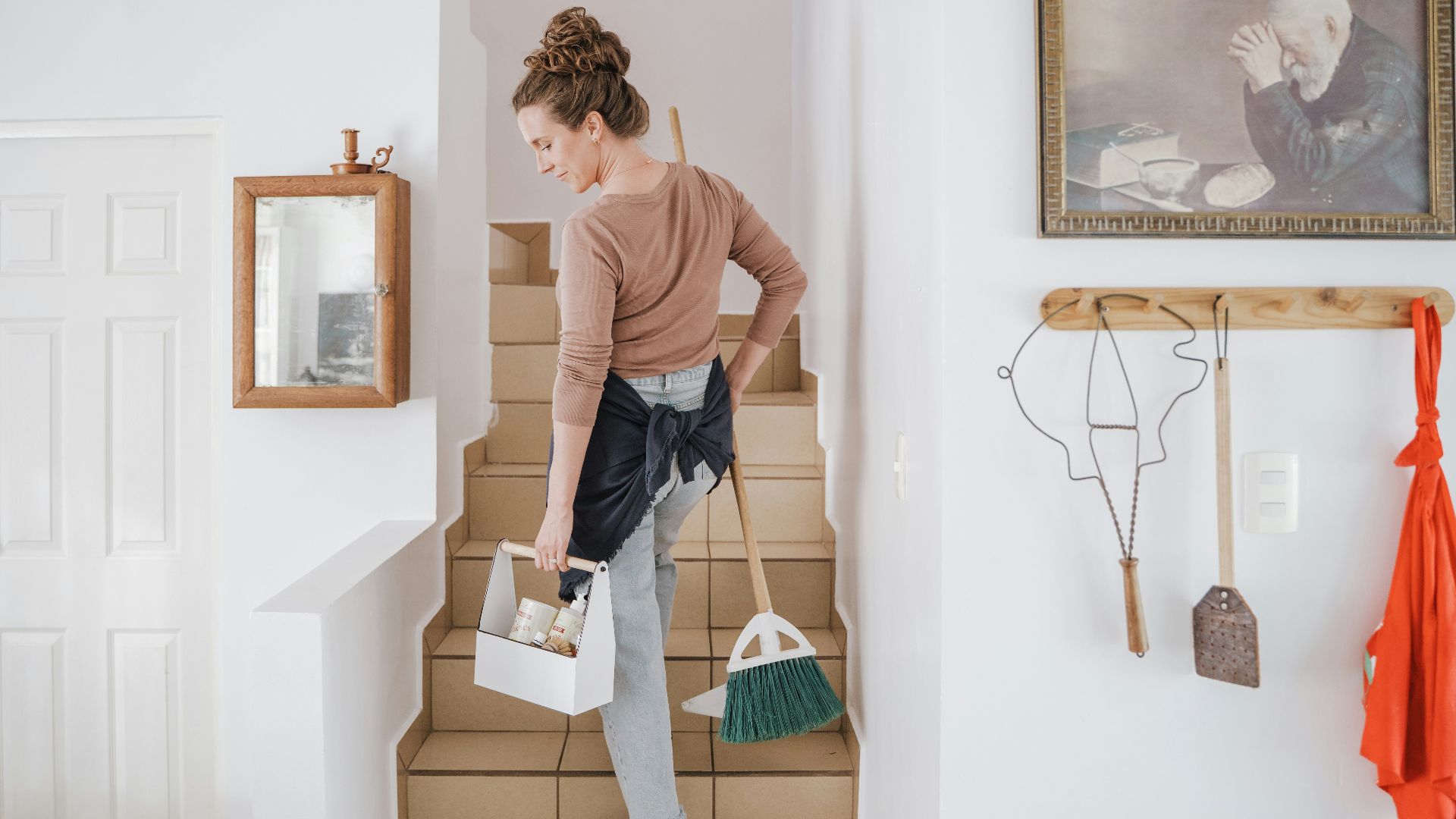 a person standing in front of a mirror posing for the camera