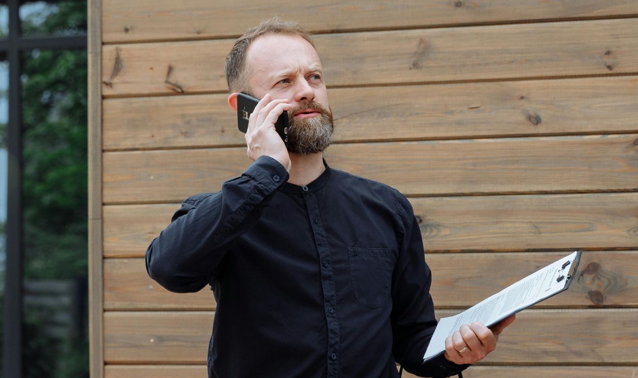 Man standing outside